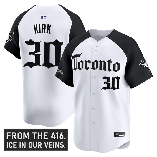 Alejandro Kirk Jersey #30 Toronto Blue Jays Gothic North Edition Alternate by My Store