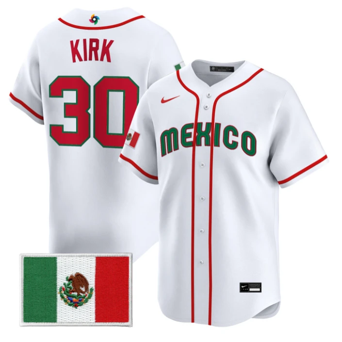Alejandro Kirk Jersey #30 Mexico World Baseball Classic 2026 Stitched by My Store