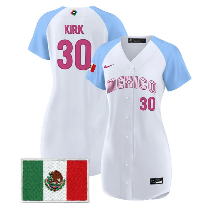 Alejandro Kirk Jersey #30 Team Mexico 2026 World Baseball Dress Stitched by My Store