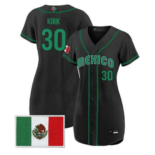 Alejandro Kirk Jersey #30 Team Mexico 2026 World Baseball Dress Stitched by My Store