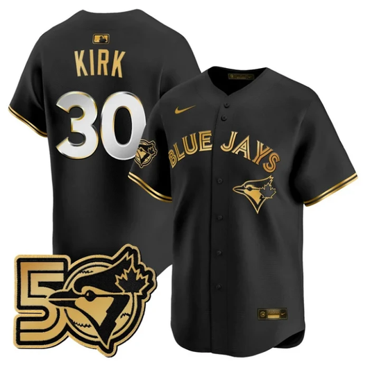 Alejandro Kirk Jersey #30 Toronto Blue Jays 50 Seasons Patch Stitched by My Store