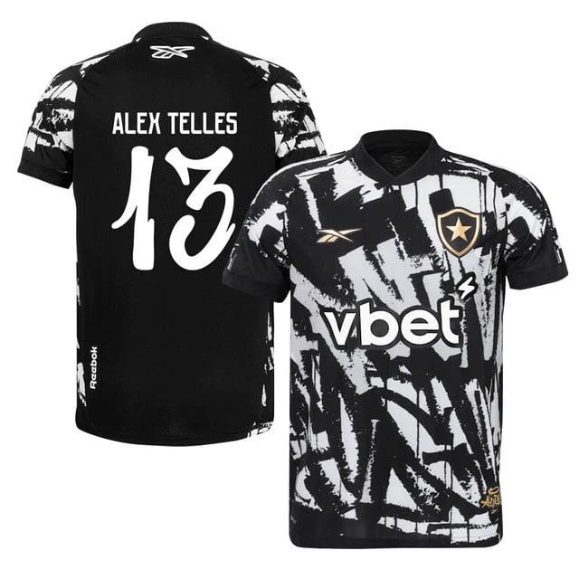 Alex Telles #13 Botafogo 2025-26 Fourth Jersey – Black by Soccer Jersey