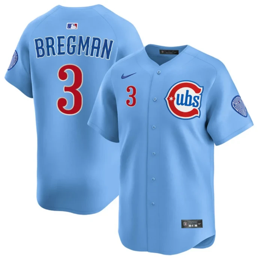 Alex Bregman Jersey #3 Chicago Cubs All Stitched Baby Stitched by My Store