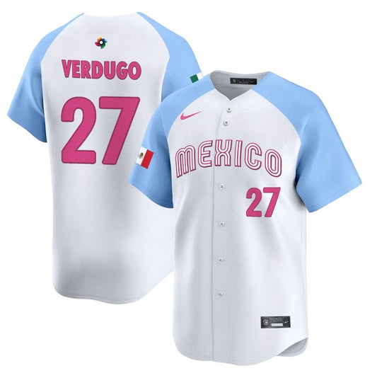 Alex Verdugo Jersey #27 Projected Team Mexico World Baseball Classic 2023 Style 2026 Roster by My Store