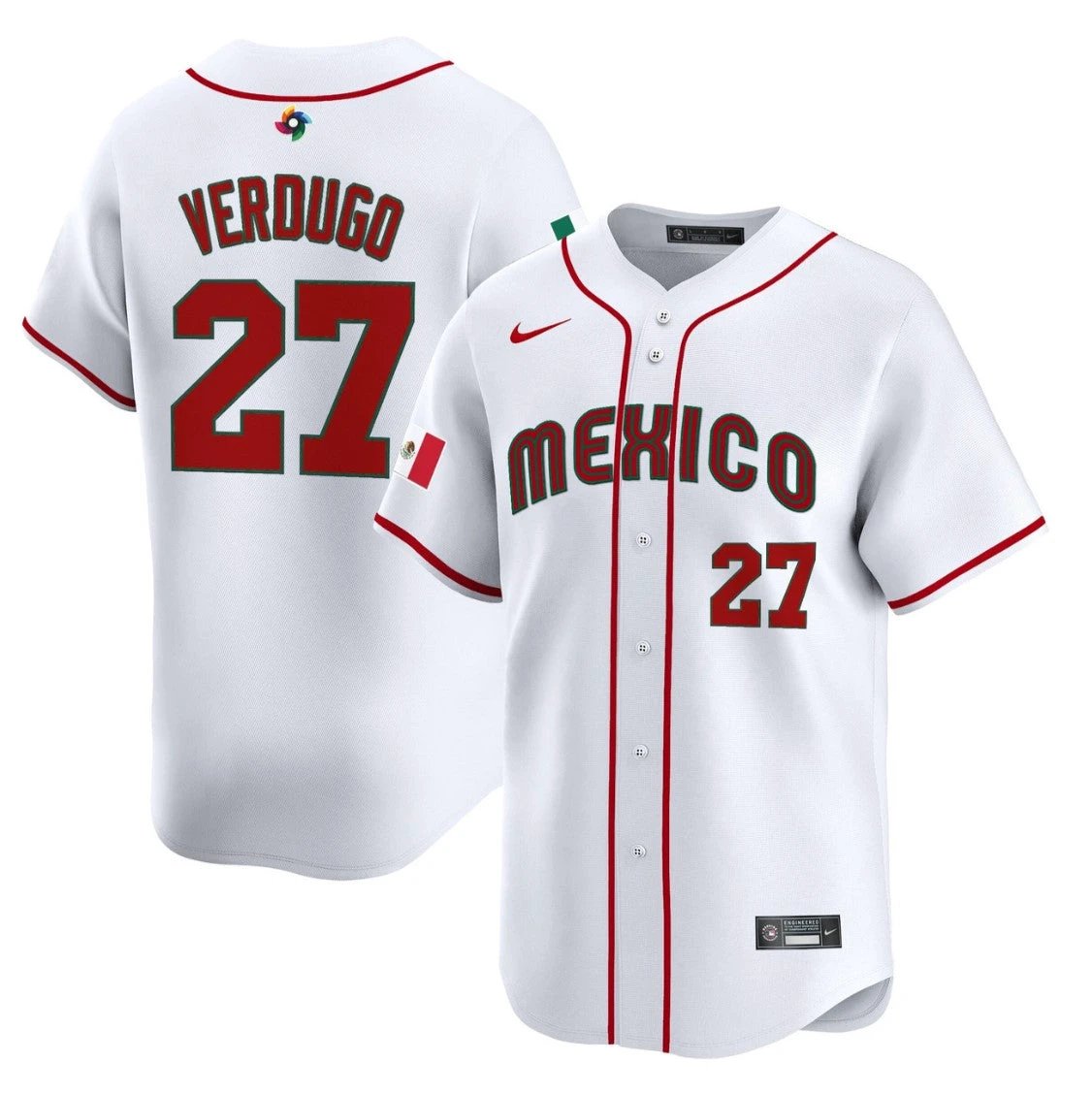 Alex Verdugo Jersey #27 Projected Team Mexico World Baseball Classic 2023 Style 2026 Roster by My Store