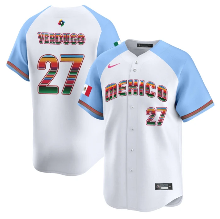 Alex Verdugo Jersey #27 Team Mexico 2026 World Baseball Serape Edition Stitched by My Store