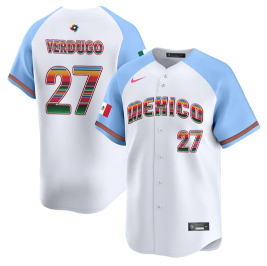 Alex Verdugo Jersey #27 Team Mexico 2026 World Baseball Serape Edition Stitched by My Store