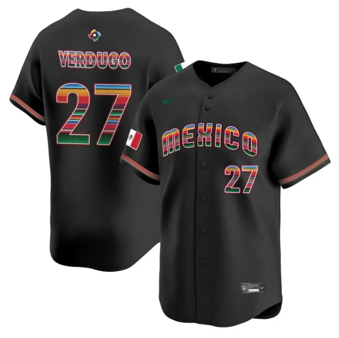 Alex Verdugo Jersey #27 Team Mexico 2026 World Baseball Serape Edition Stitched by My Store
