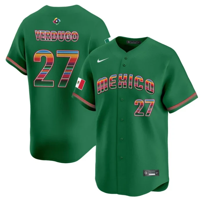Alex Verdugo Jersey #27 Team Mexico 2026 World Baseball Serape Edition Stitched by My Store
