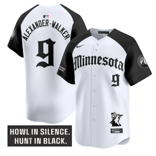 Alexander-Walker Jersey #9 Minnesota Timberwolves Gothic North Howl by My Store