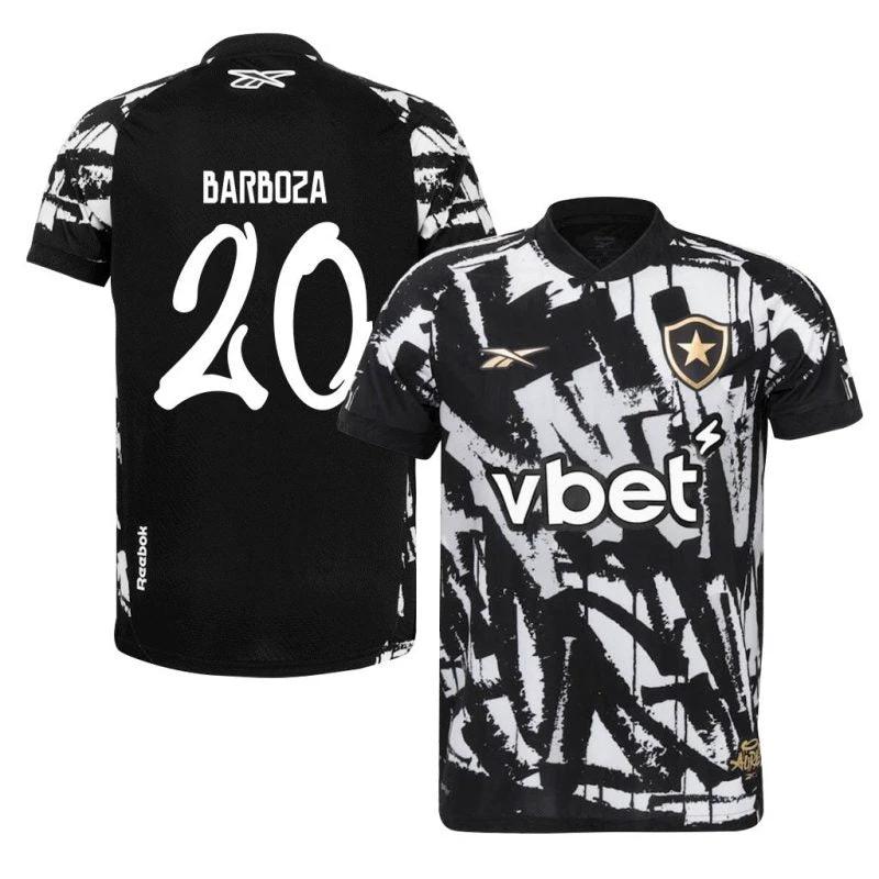 Alexander Barboza #20 Botafogo 2025-26 Fourth Jersey – Black by Soccer Jersey