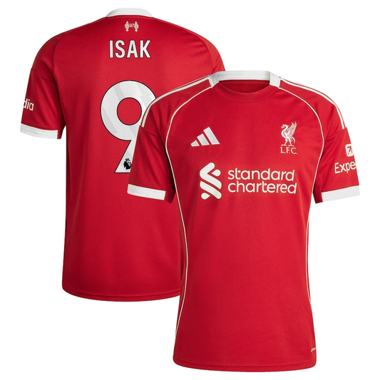 Alexander Isak 9 Liverpool 2025-26 Home Jersey – Red by Soccer Jersey