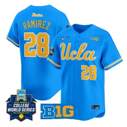 Alexis Ramirez Jersey #28 UCLA Bruins Softball 2025 World Series Stitched Blue by My Store
