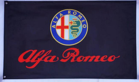 Alfa Romeo Flag 3X5 Ft Polyester Banner USA 90x150cm by flagsjustdoit