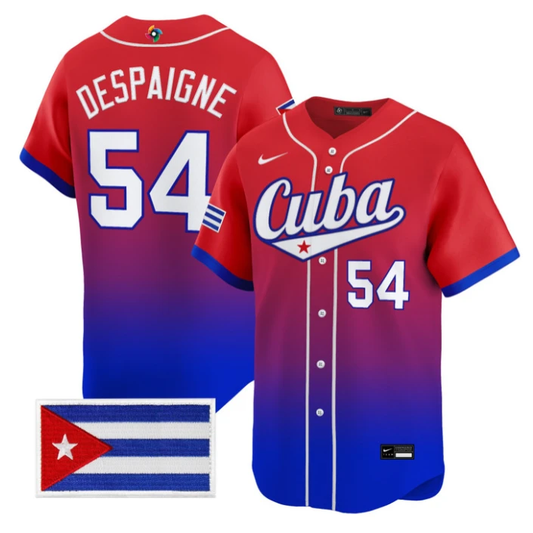 Alfredo Despaigne Jersey #54 Cuba World Baseball Classic 2026 Stitched by My Store