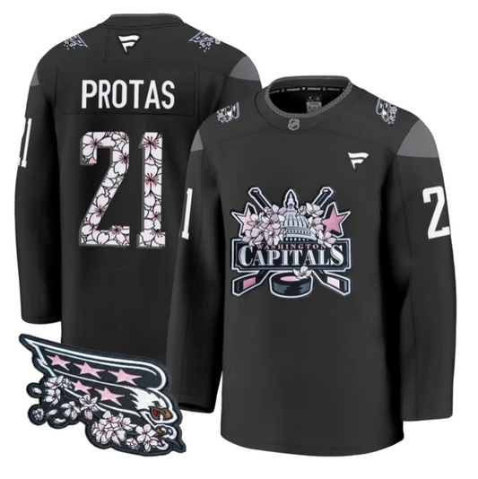 Aliaksei Protas Jersey #21 Washington Capitals 2026 Premium Stitched by Hockey David