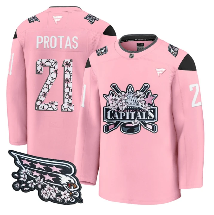 Aliaksei Protas Jersey #21 Washington Capitals 2026 Premium Stitched by Hockey David