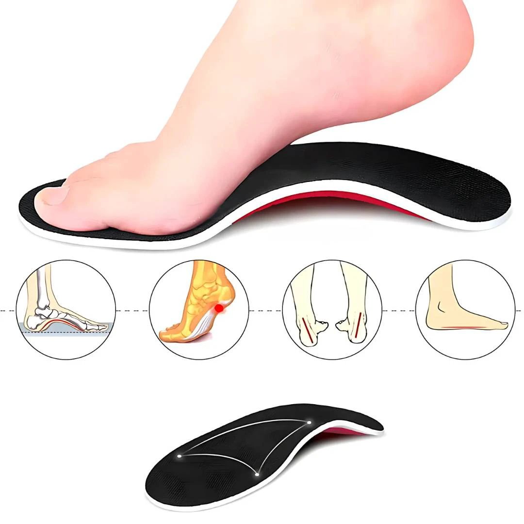 AlignPro Shoe Inserts Pronation Support | Comfort and Stability for Excessive Inward Rolling Foot Control Bowlift by Bowlift