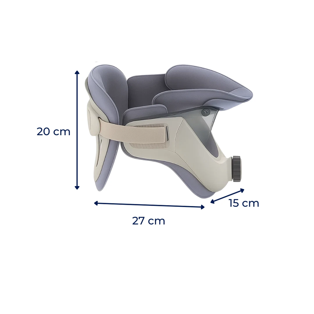 Instant Neck Pain Relief – Adjustable Inflatable Cushion – Improves Posture – Home & Office Use Bowlift by Bowlift