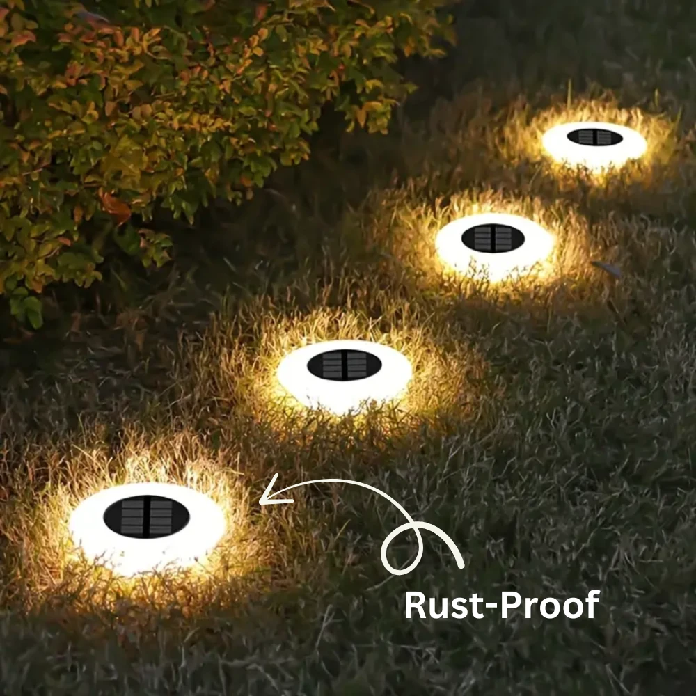 Rust-Proof Solar Outdoor Light for All Weathers Bowlift by Bowlift