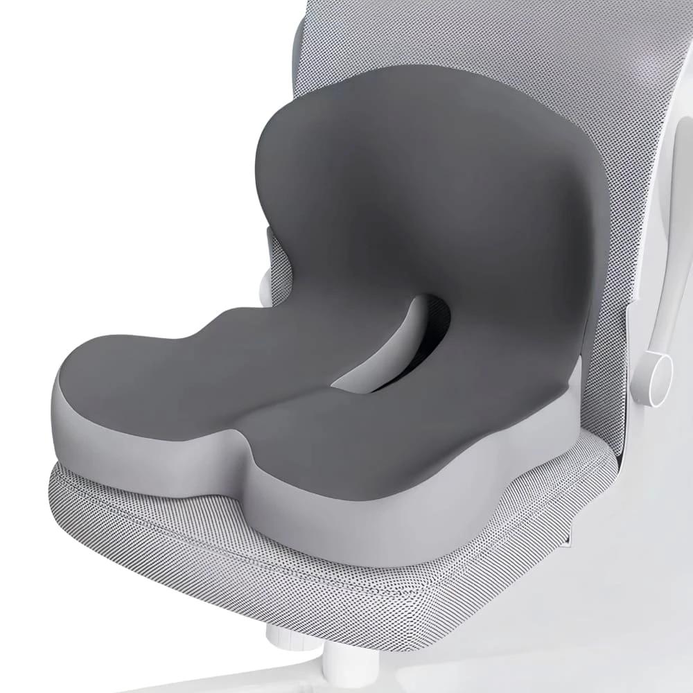 All-in-One Orthopedic Memory Foam Seat - Cushion Seat and Back Cushion for Pain Relief and Comfort by BowLift