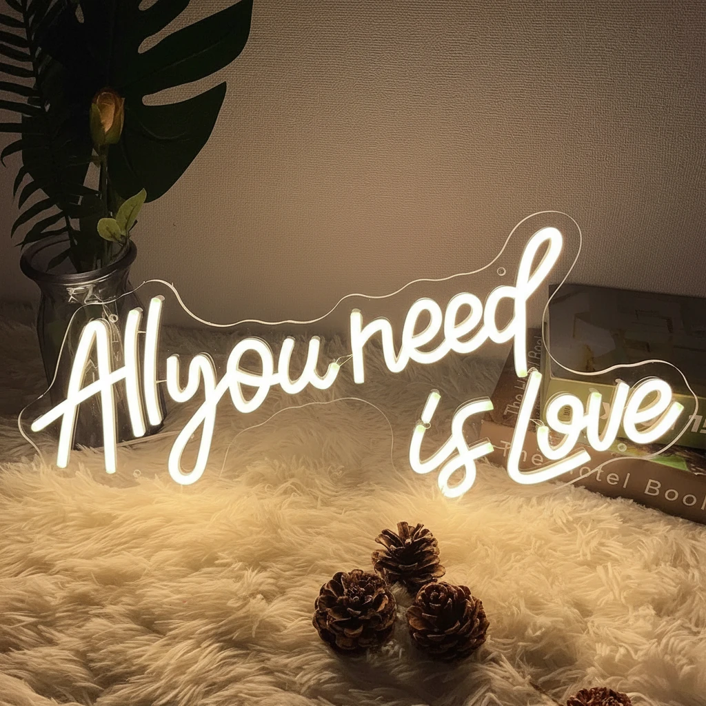 All You Need Is Love Neon Sign by Neonchics