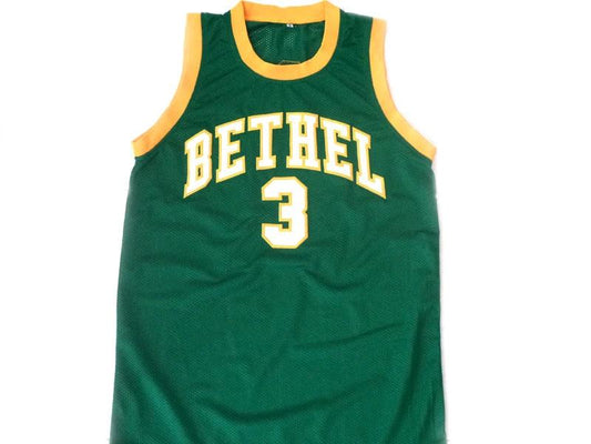 Allen Iverson Jersey #3 Bethel High School Basketball Green by My store basketball