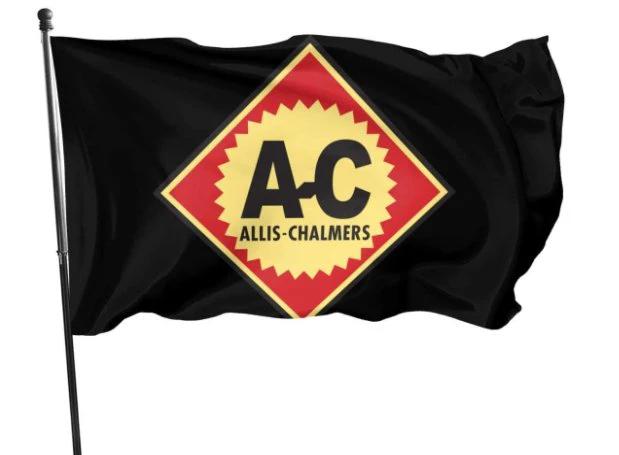 Allis Chalmers Black Flag 3X5 Ft Polyester Banner USA 90x150cm by flagsjustdoit