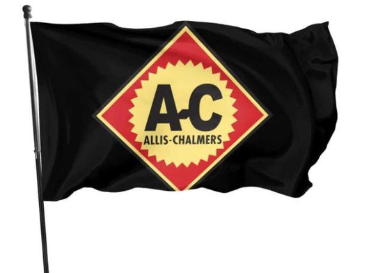 Allis Chalmers Black Flag 3X5 Ft Polyester Banner USA 90x150cm by flagsjustdoit