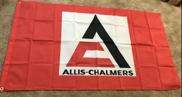 Allis Chalmers Flag 3X5 Ft Polyester Banner USA 90x150cm by flagsjustdoit