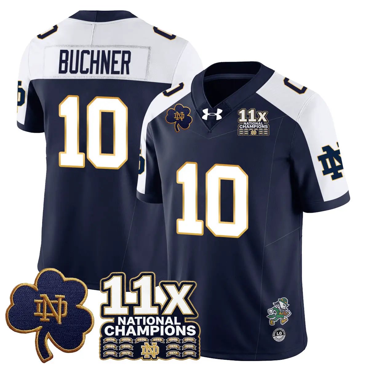 ND 11x-Time National Champions Vapor Limited Jersey by Notre Dame Fighting Irish