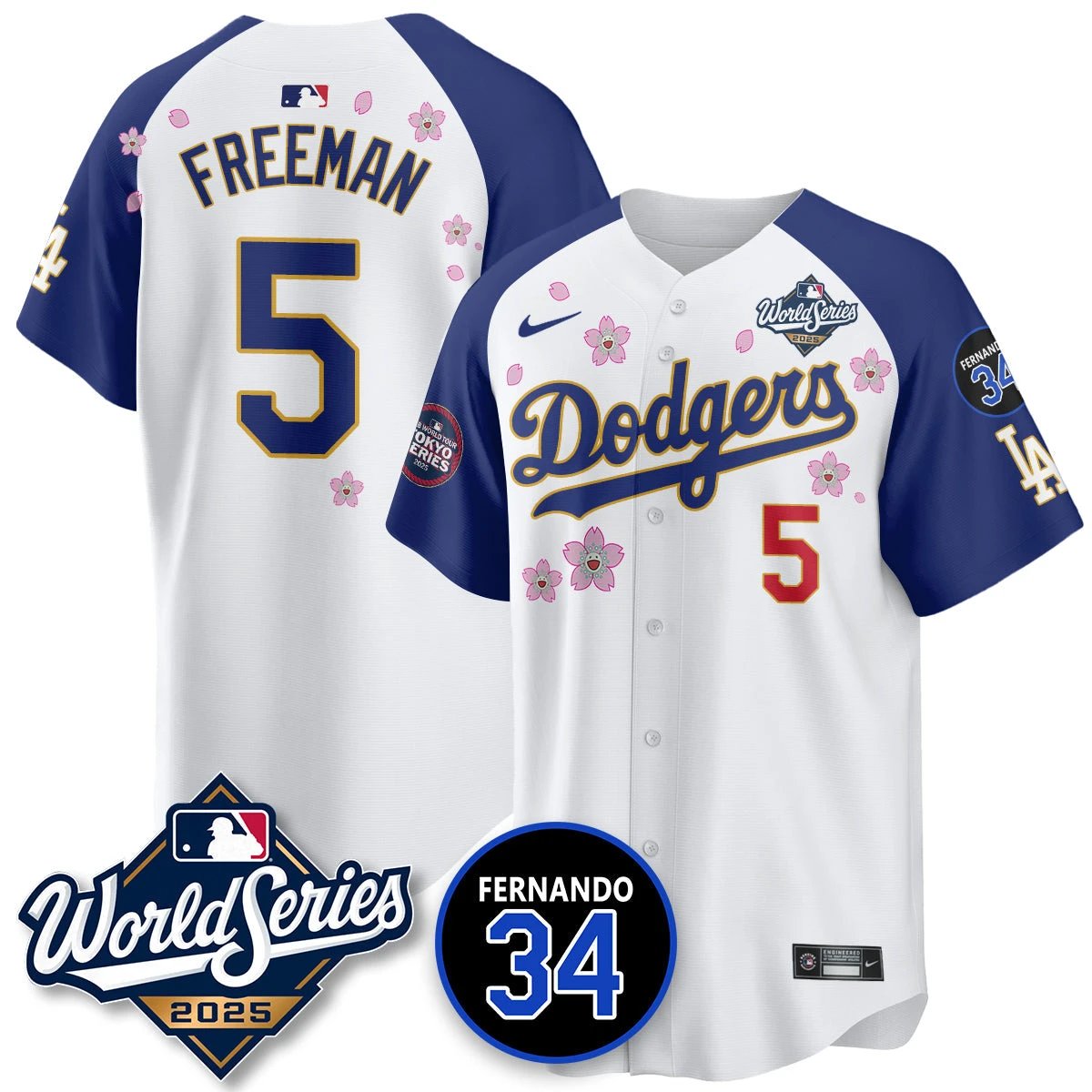 Los Angeles Dodgers Tokyo Series 2025 NL Champions Jersey - All Stitched by Los Angeles Dodgers