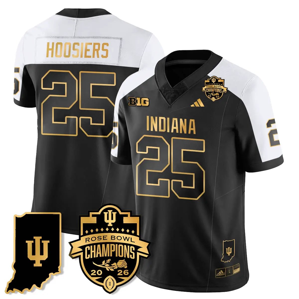 IND Vapor Limited Football Gold Jersey - Rose Bowl Champions by Indiana Hoosiers