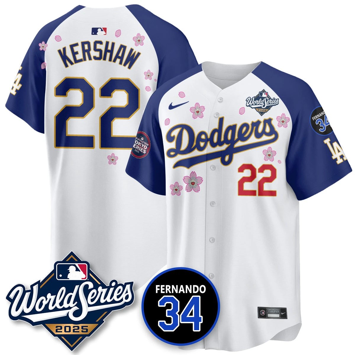 Los Angeles Dodgers Tokyo Series 2025 NL Champions Jersey - All Stitched by Los Angeles Dodgers