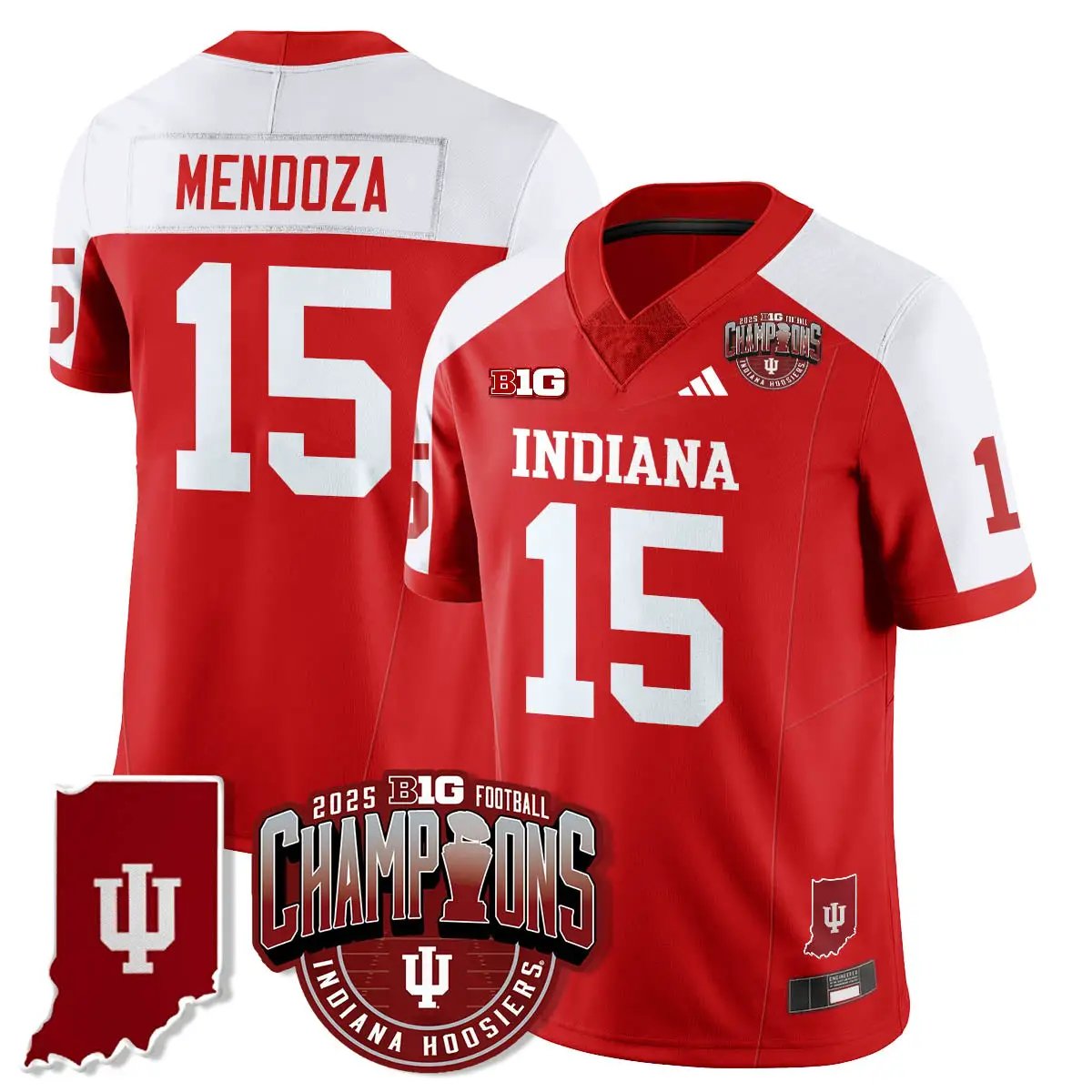 IND Vapor Limited Football Jersey - Big 10 Champions by Indiana Hoosiers