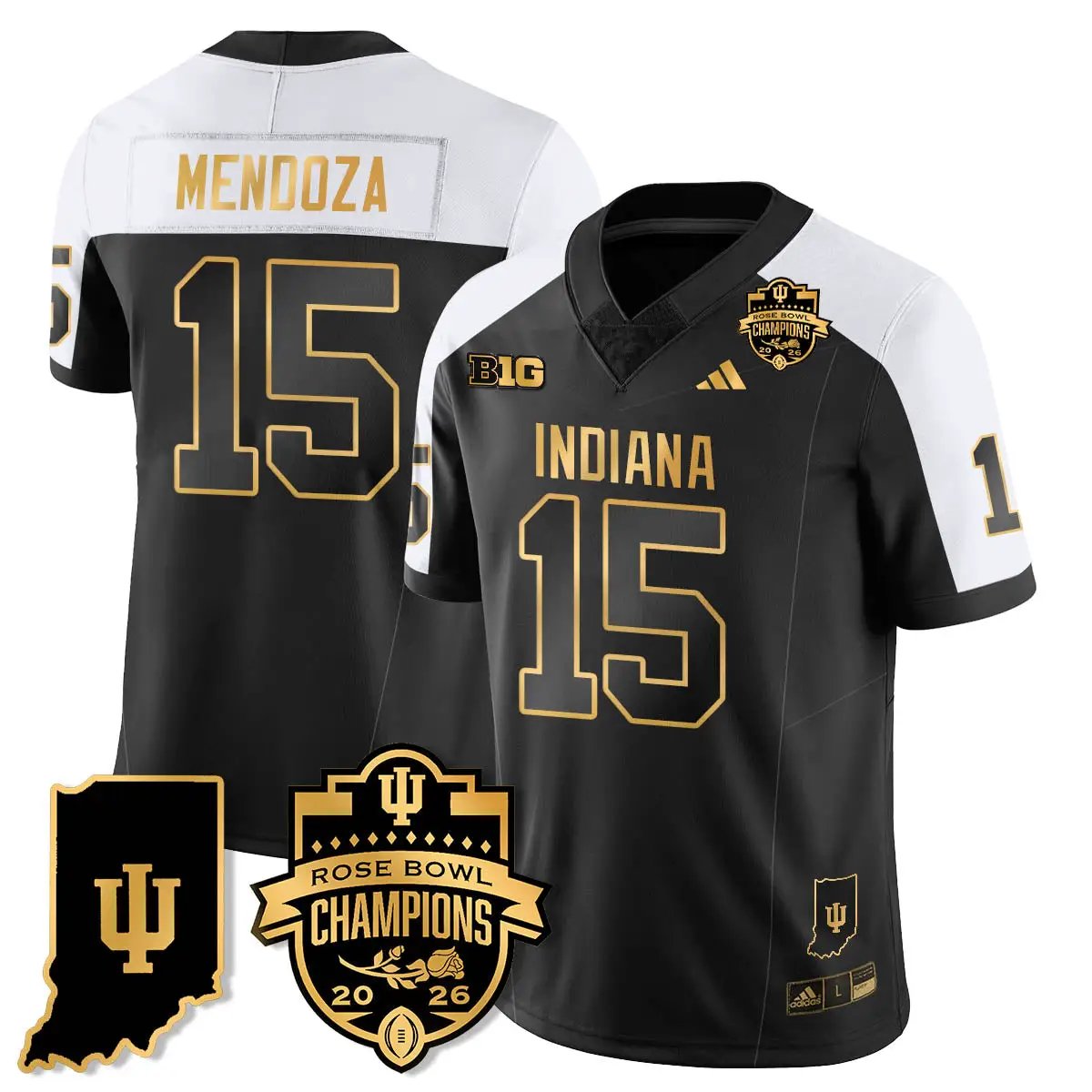 IND Vapor Limited Football Gold Jersey - Rose Bowl Champions by Indiana Hoosiers