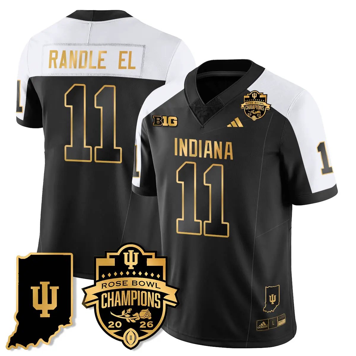 IND Vapor Limited Football Gold Jersey - Rose Bowl Champions by Indiana Hoosiers