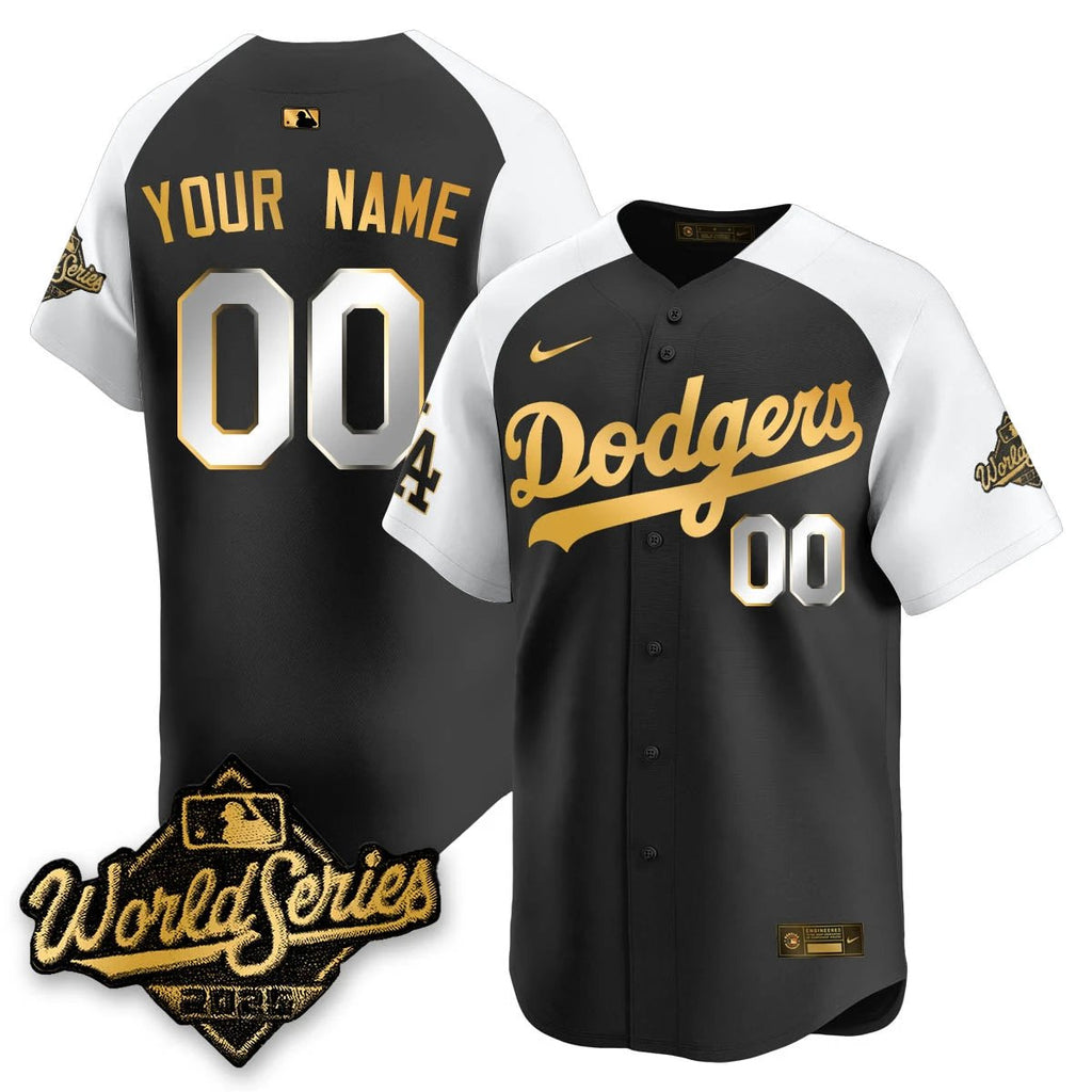 Los Angeles Dodgers 2025 World Series Gold Jersey - All Stitched by Los Angeles Dodgers