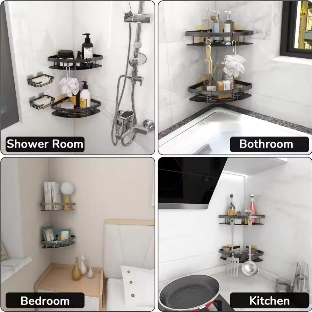Aluma Curve Shower Caddy by Casa & Beyond