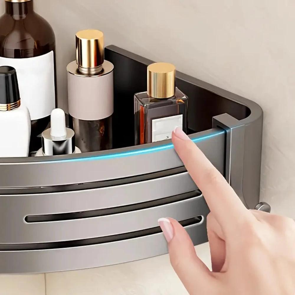 Aluminum Corner Shower Caddy Rack by Casa & Beyond