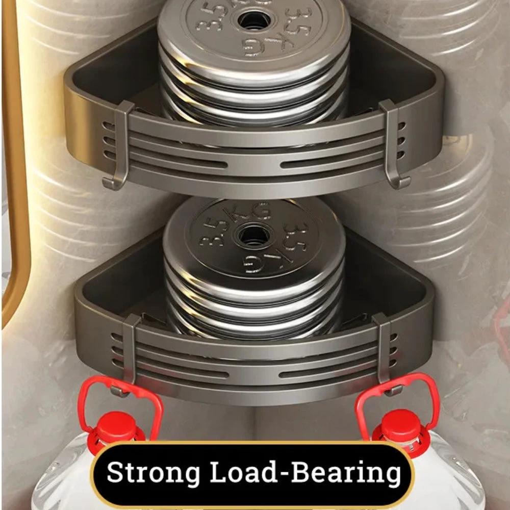 Aluminum Corner Shower Caddy Rack by Casa & Beyond