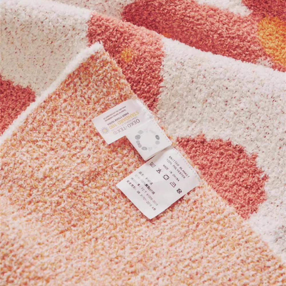 Alvian Floral Soft Knit Throw Blanket by Casa & Beyond