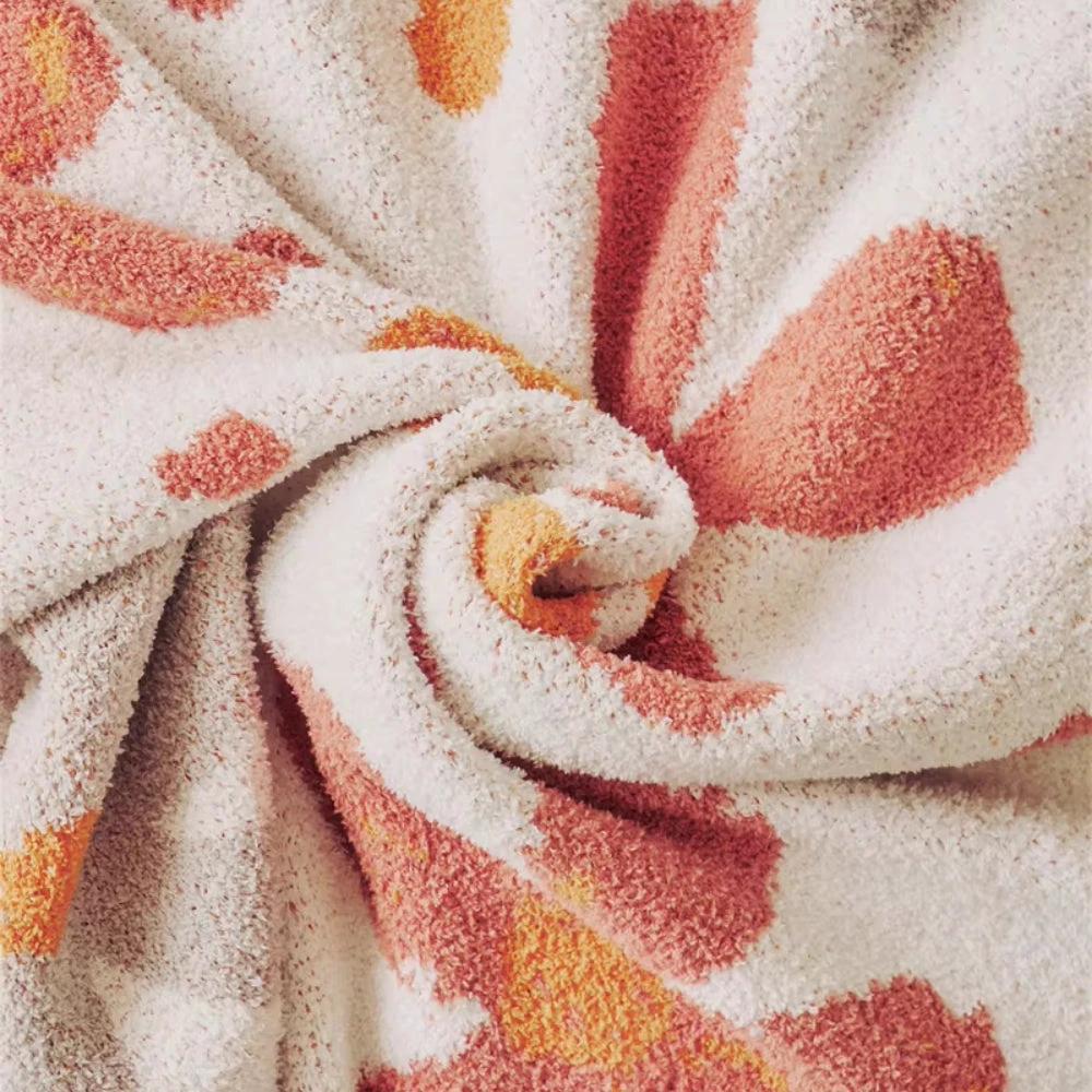 Alvian Floral Soft Knit Throw Blanket by Casa & Beyond