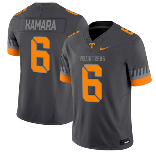 Alvin Kamara Jersey #6 Tennessee Vols 2025 Smokey Grey Series Stitched by NCAA Football Jersey