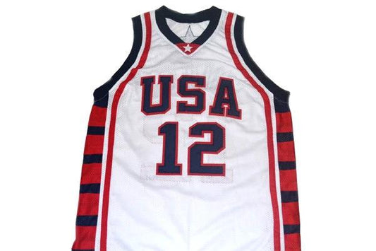 Amare Stoudemire Jersey #12 Team USA Basketball White by My store basketball