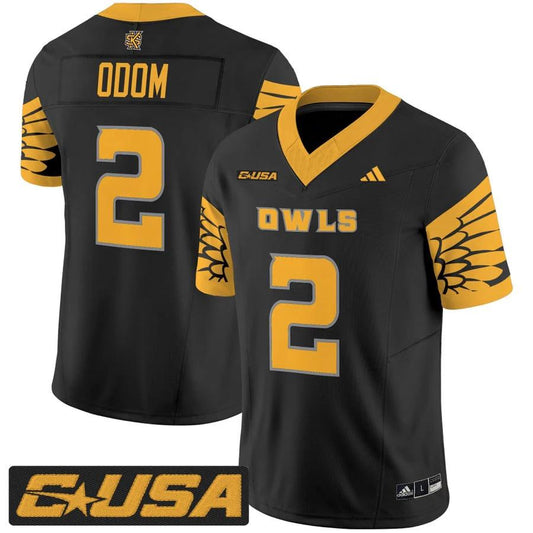 Amari Odom Jersey #2 Kennesaw State Owls 2025 Vapor Limited Stitched by My Store NCAA Football Jerseys
