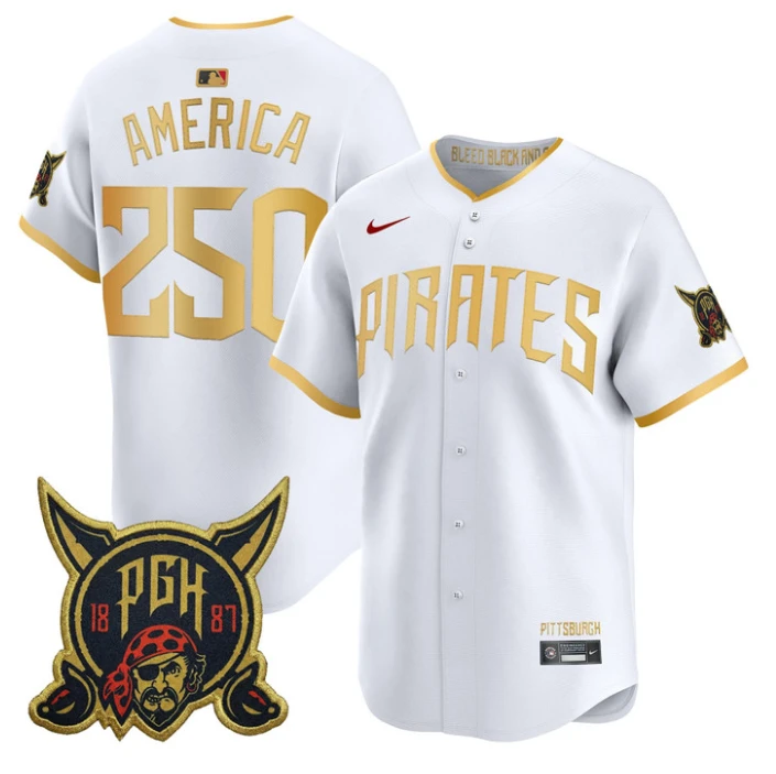 America Jersey #250 Pittsburgh Pirates 2026 City Connect Premier Stitched by My Store