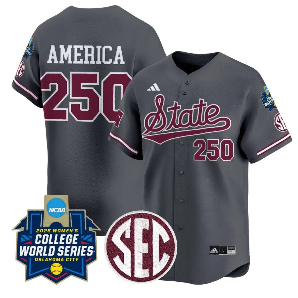 America Jersey #250 State Softball 2026 World Series Stitched by My Store