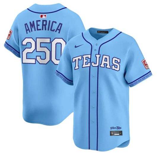 America Jersey #250 Texas Rangers 2026 City Connect Premier Stitched by My Store