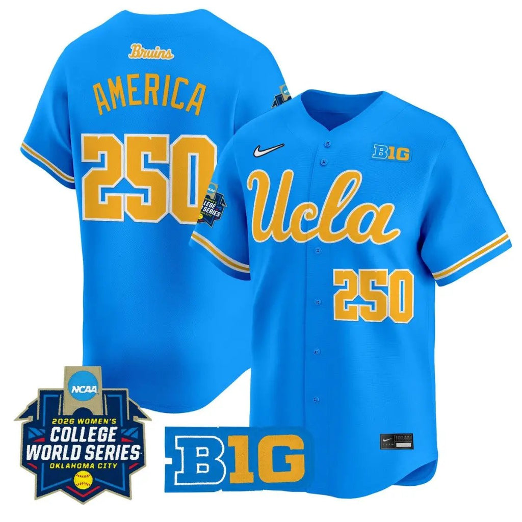 America Jersey #250 UCLA Bruins Softball 2026 World Series Stitched by My Store